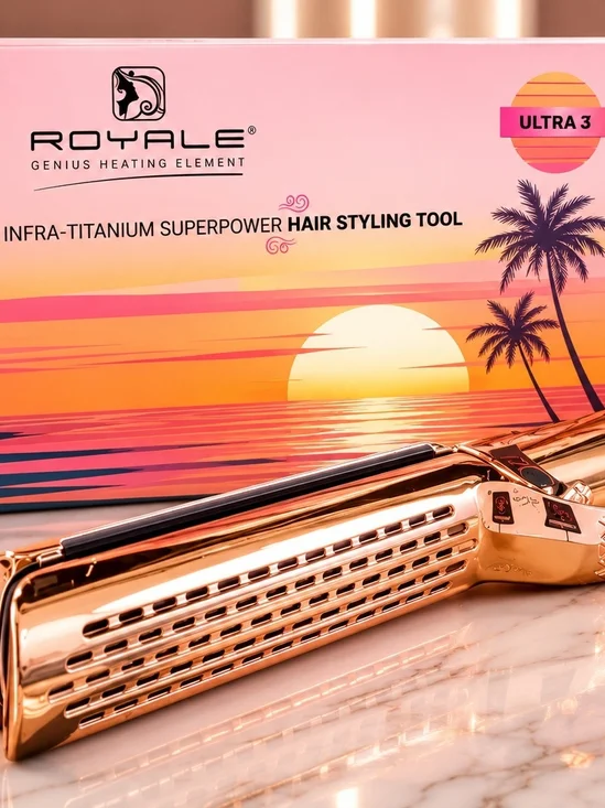 Miami Breeze. Infra-Titanium Superpower Hair Styling Tool (Ultra 3 )
