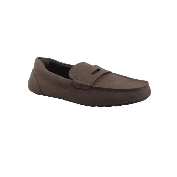 NWT Alfani Marco Mens Faux Suede Brown Driving Loafers
