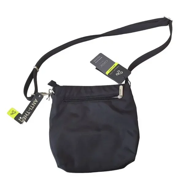 NWT Travelon Anti-Theft Classic Mini‎ Shoulder Bag Travel Crossbody Purse $120
