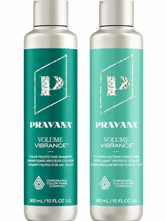 Pravana Volume Vibrance Shampoo & Conditioner Set | 10 oz Each | Professional Co