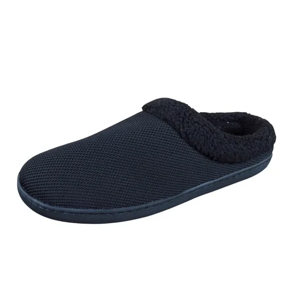 Clarks Cloudsteppers Lenox Dream Mens Slipper Size 9 Indoor Outdoor Black Mesh