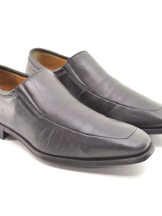 Men Magnanni Dominguez Black Apron Toe Loafers 8 D