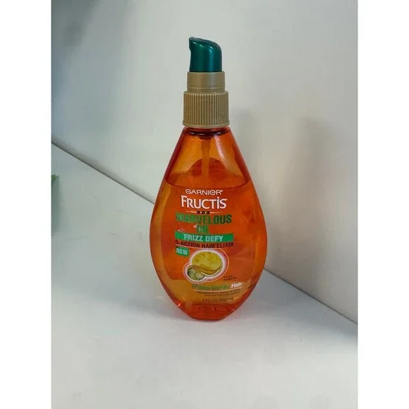 Garnier Fructis Marvelous Oil Frizz Defy 5 Action Hair Elixir 5 oz  Discontinued