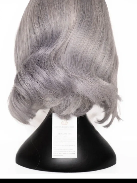 Gray Luxe Bob – HD Lace Wig