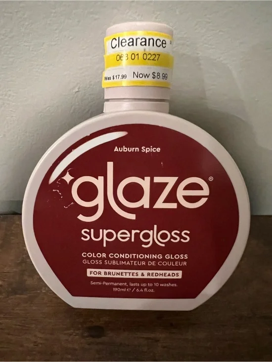 Glaze Supergloss Color Conditioning Gloss - Auburn Spice Red