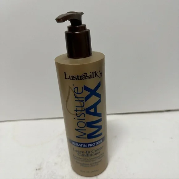 Lustrasilk Moisture Max Leave-In Creme Conditioner 12 OZ HTF
