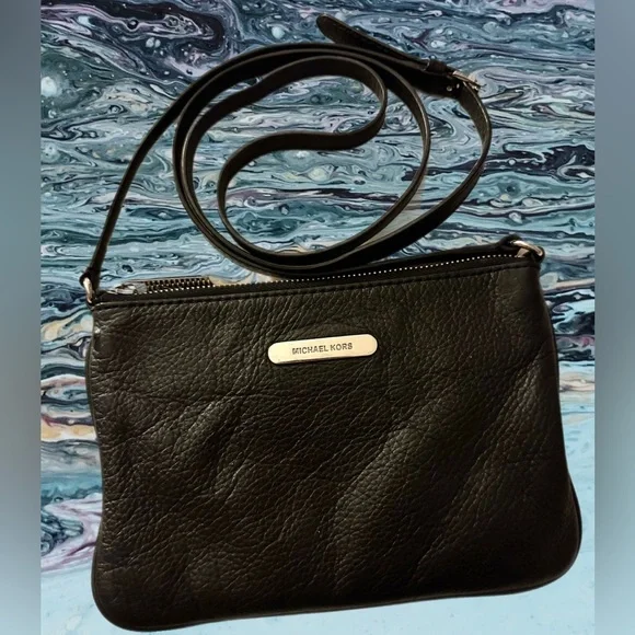 MICHAEL Michael Kors Black Leather Crossbody