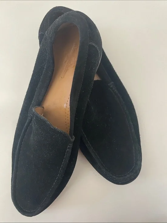 Tommy Bahama Black Suede Southshore Slip-On Loafers