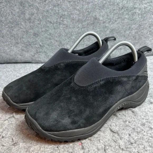 Merrell Jungle Moc Black Suede Slip On Shoes Mens Gorpcore Hiking Sneaker Size 8