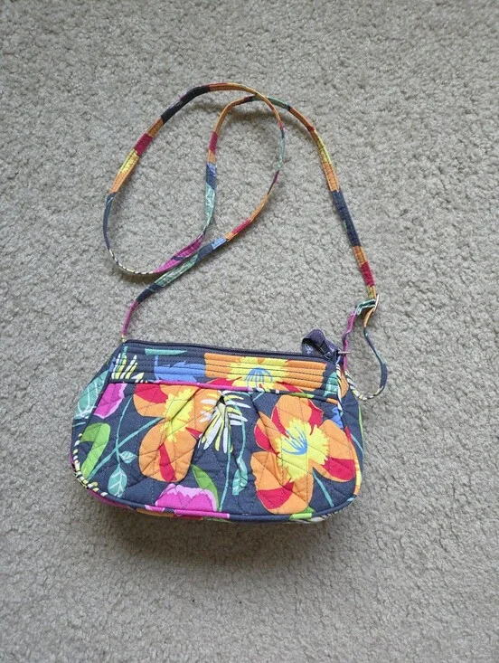 Vera Bradley Frannie crossbody Jazzy blooms