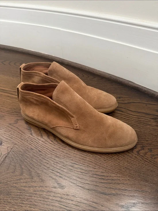 Peter Millar Excusrionist Slip-On Suede Casual Shoes - Tan