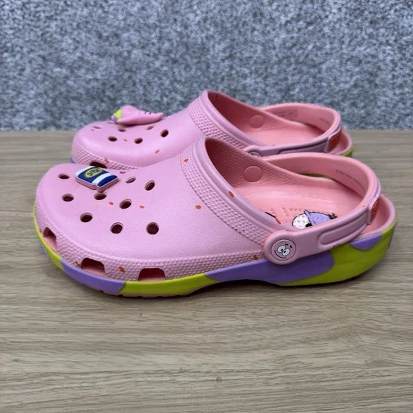 Patrick‎ Star Crocs Classic Clog Men's 8 Women's 10 SpongeBob SquarePants