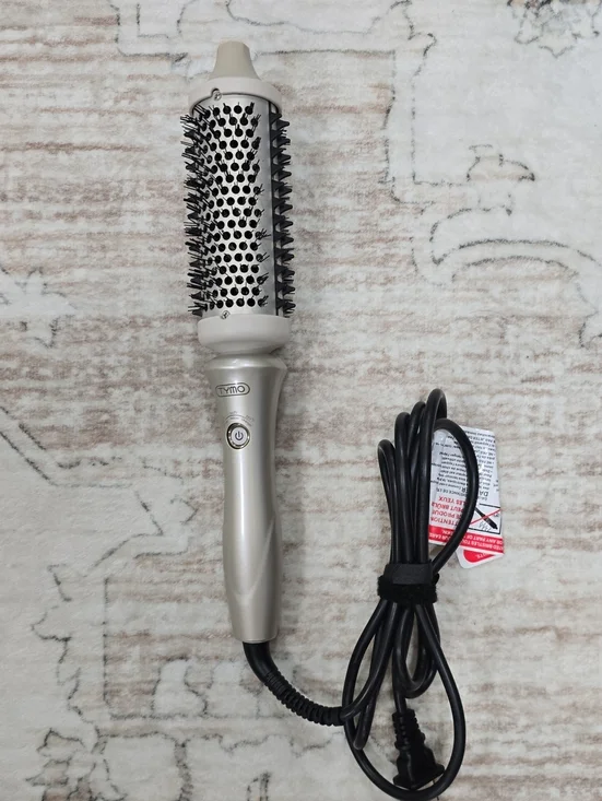 Ceramic Hot Air Styling Brush in Silver by Tymo