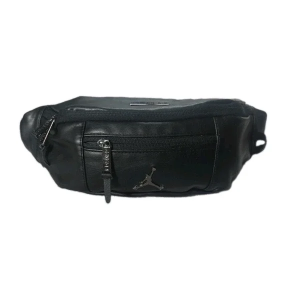 Jordan AJ Regal Black Crossbody Bag 2016 9A0138-KR5 - Very Good/Strap Fray Repai