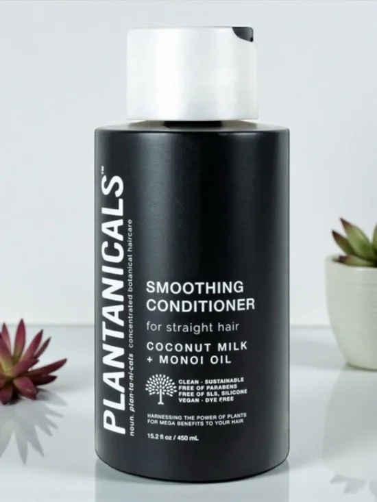 NEW Plantanicals Smoothing Conditioner For Straight Hair Coconut Milk Monoi Oil