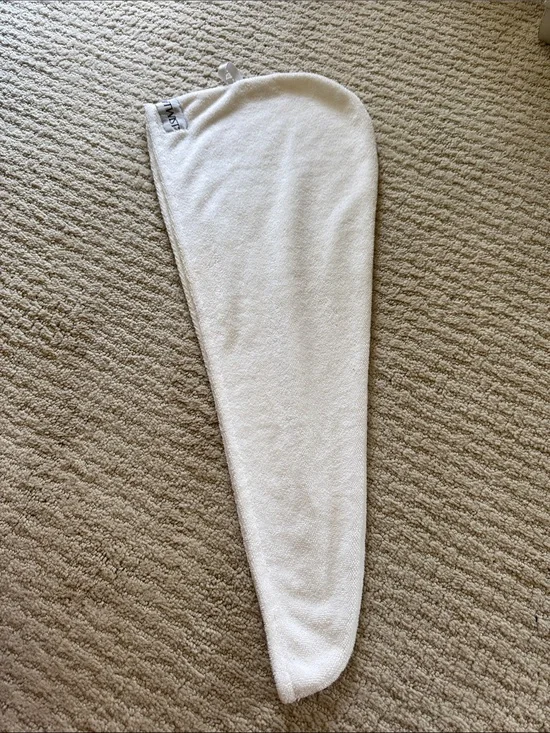 Microfiber Hair Towel Wrap - White