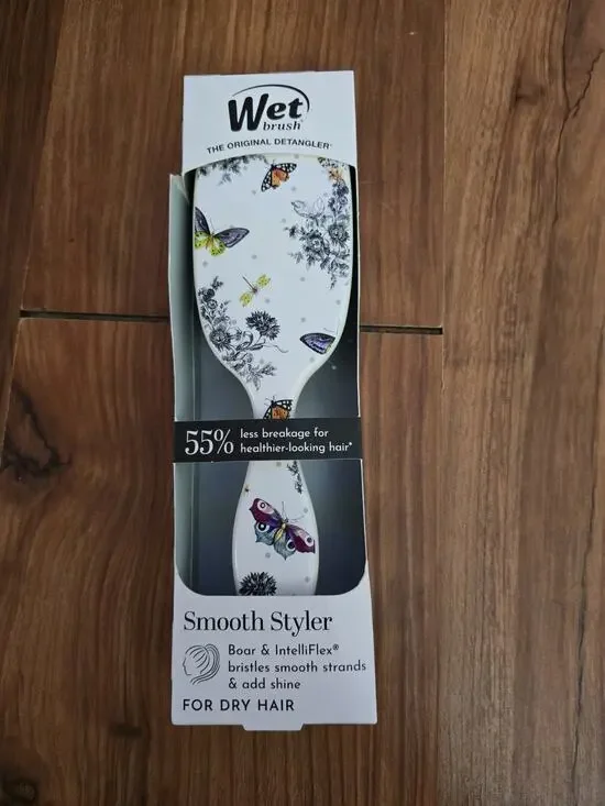 MacKenzie Childs x Wet Brush Target Detangler Butterfly Toile for Dry Hair New