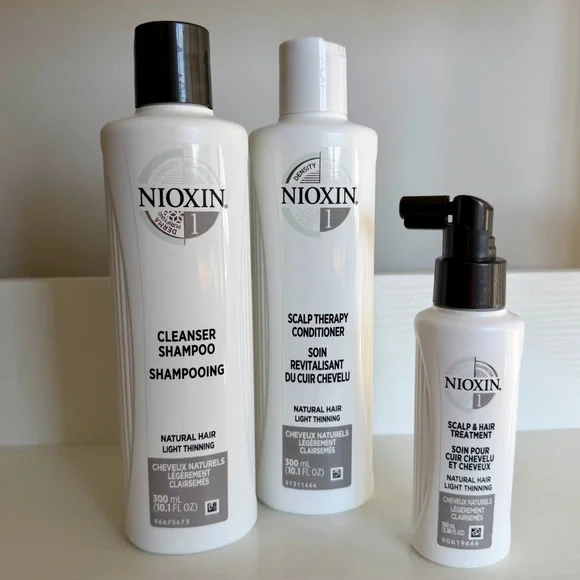 NEW! | Nioxin Hair Thickening System Kit 1 | For Natural Hair w/ Light Thinning