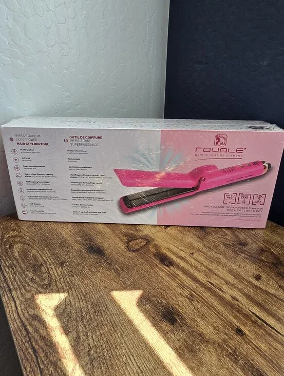 Royale Sweet Lollipop Infra-Titanium Hair Styling Tool - Pink *BRAND NEW*
