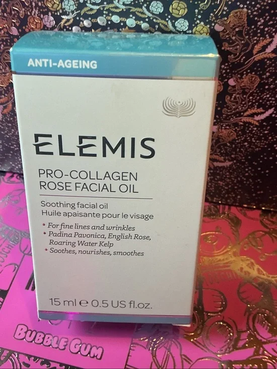 Elemis Pro-Collagen Rose Facial Oil - White & Teal Packaging