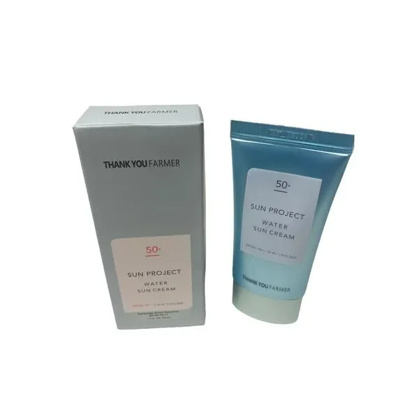 THANK YOU FARMER Sun‎ Project Water Sun Cream SPF50+ 1.7oz Unsealed