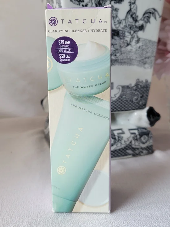 Tatcha Water Cream & Matcha Cleanser Duo