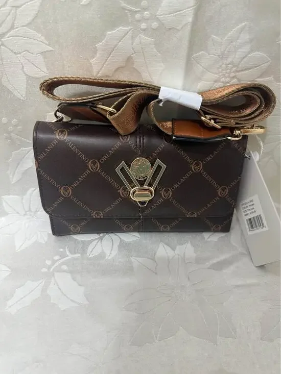 Valentino Orlandi Monogram Crossbody Bag. B189-6050