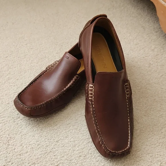 NAUTICA Mens Brown Driving Loafers Shoe Size 11.5