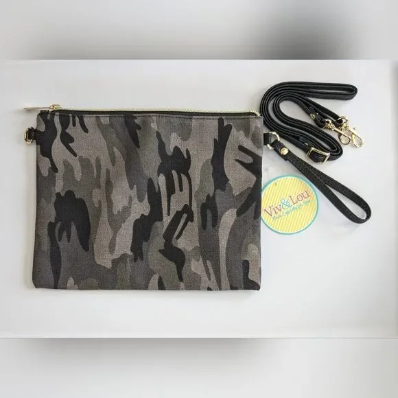 Black Camo Hayley Purse