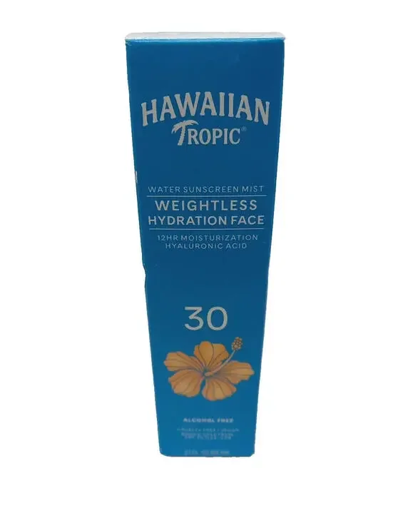 Hawaiian Tropic Weightless Hydration SPF 30 Water Sunscreen Face Mist 2.1oz 4/27