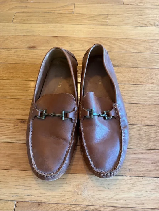 Cole Haan Brown Leather Bit Loafers