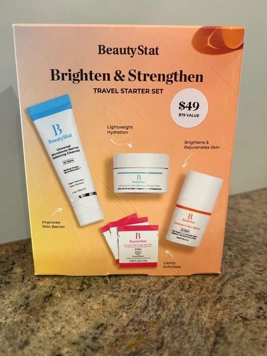 BeautyStat Brighten & Strengthen Travel Starter Set