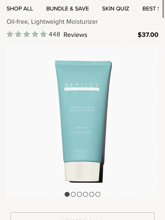 DRMTLGY Water Crème Moisturizer —