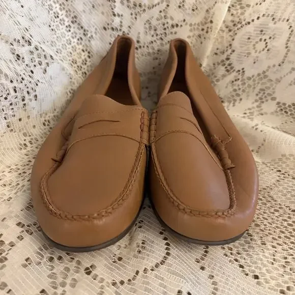 Jay Butler Cromwell Men's US 15 Carmel Brown Penny Loafers Shoes