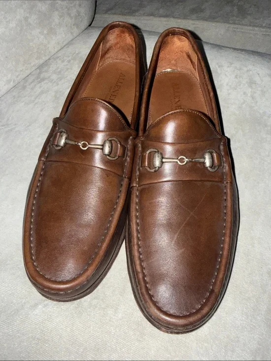 Allen Edmonds Brown Leather Bit Loafers