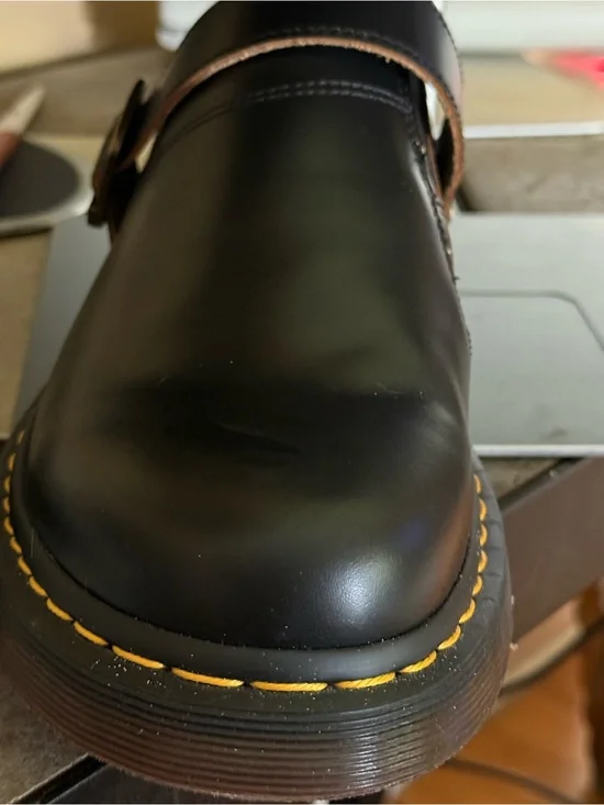 Dr. Martens Jorge II Black Leather Buckle Mule Clogs Men's 11 Women's 12 EU 45