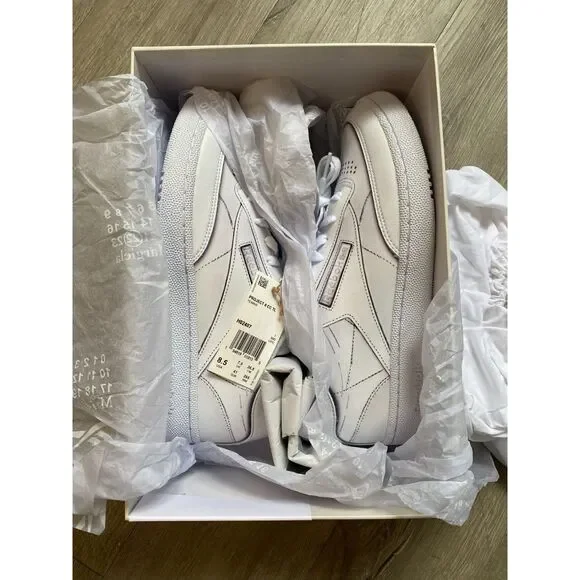 Maison Margiela x Reebok Club C 'White' Mens Size 8.5