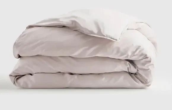 Quince Bamboo Duvet Cover King Cal King Soft Blush Cooling NWOT No Shams