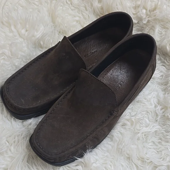 L.L. Bean Brown Suede Loafers Classic Slip-Ons