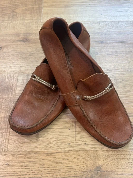 Cole Haan Brown Leather Bit Loafers
