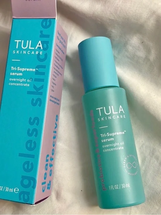 BNIB Tula Tri-Supreme™ Serum overnight oil concentrate 30ml