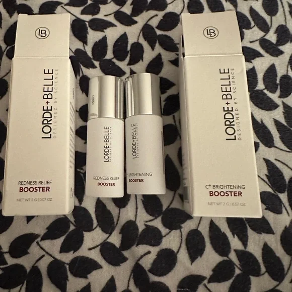 Lorde‎ +Belle C Lot: 2: Brighting & Redness Booster Redness Relief Booster NIB