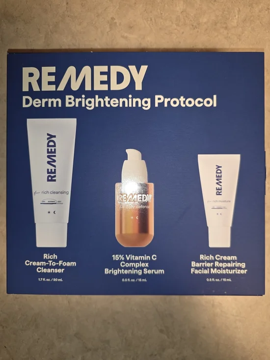 Remedy Derm Brightening Protocol Set - Blue