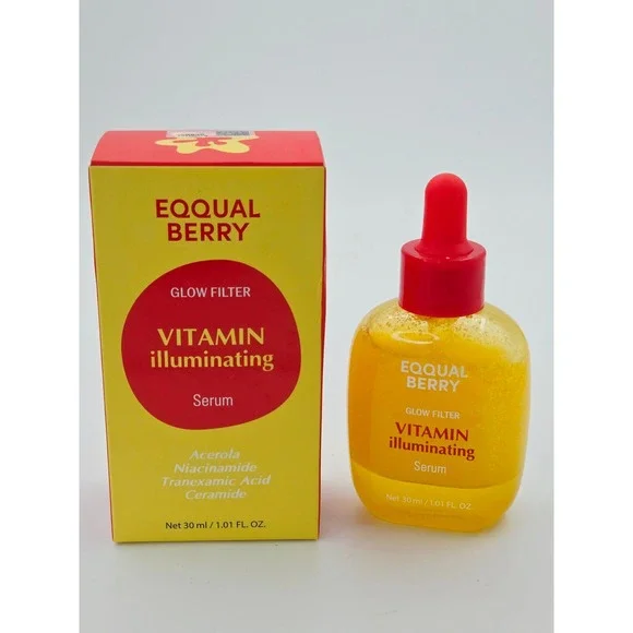 EQQUALBERRY Glow Filter Vitamin Illuminating Serum 30ml Niacinamide K-Beauty