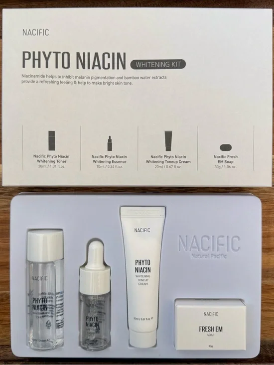 nacific photo nyacin whitening kit