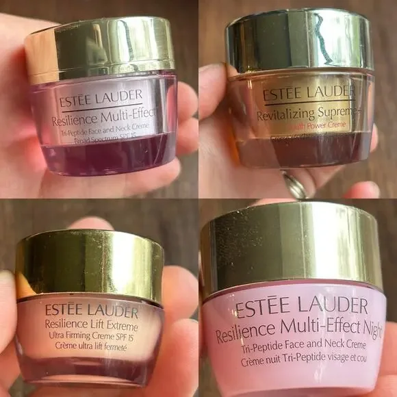 4 Estée Lauder samples Resilience Multi-Effect &  lift revitalizing supreme