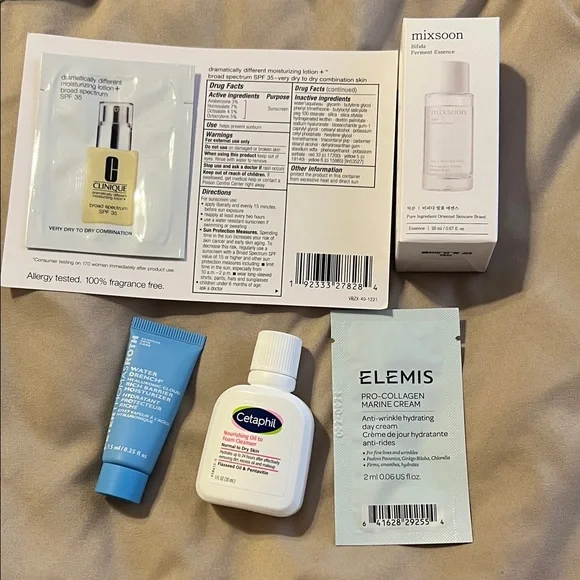 New 5pc luxury facial face cleanser cream travel bundle