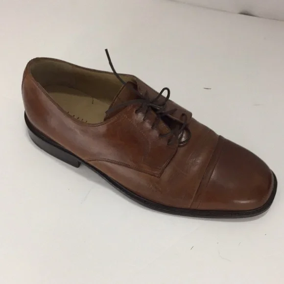 J Murphy Brown lace up Shoes Size 8.5 M by Johnston & Murphy