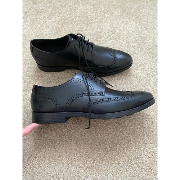 Cole Haan Men's Sawyer Wingtip Oxford Dress Shoe NWOT Size 11.5W Wedding Office