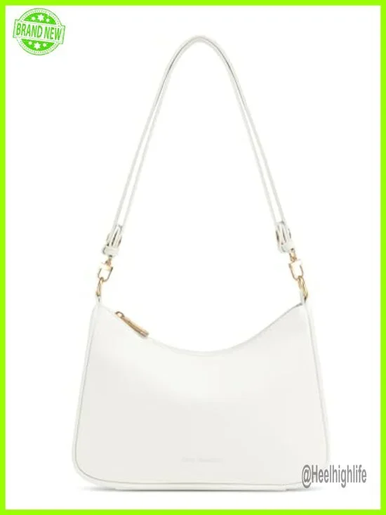 PU Leather Hobo Underarm Purse with Zipper & Adjustable Strap